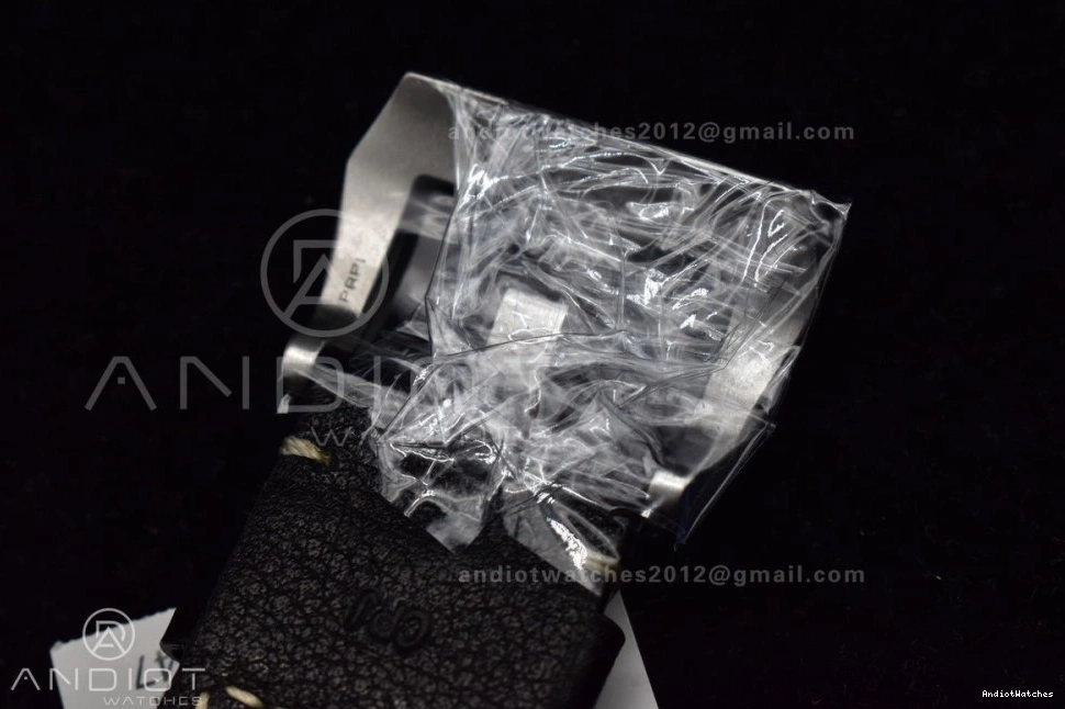 Edition Leather  on Strap Best SportInspired 1:1 VSF 980 Black Black Dial PAM1312 P. 1225